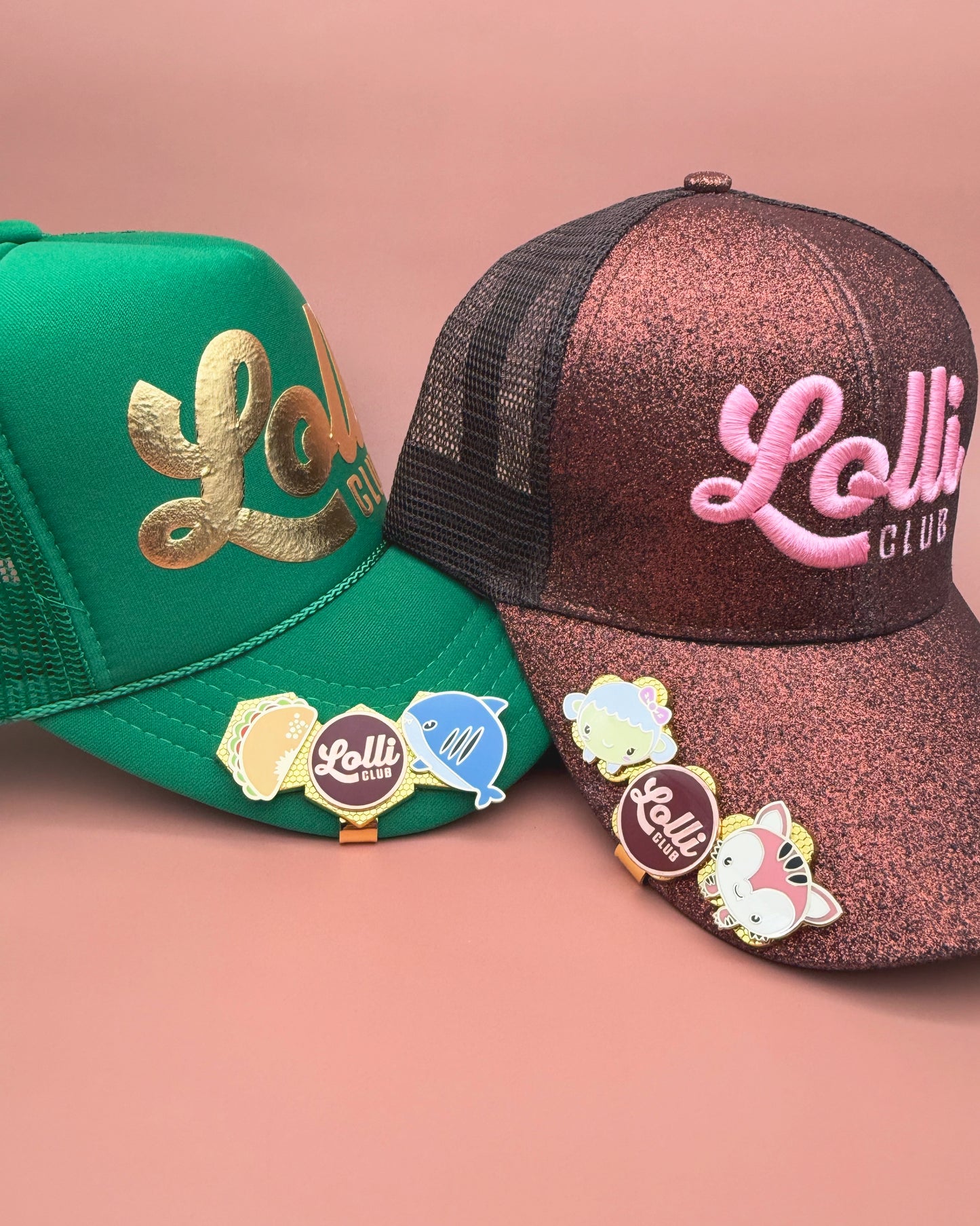 Tiger Kitty Ball Markers and Triple Hat Clips