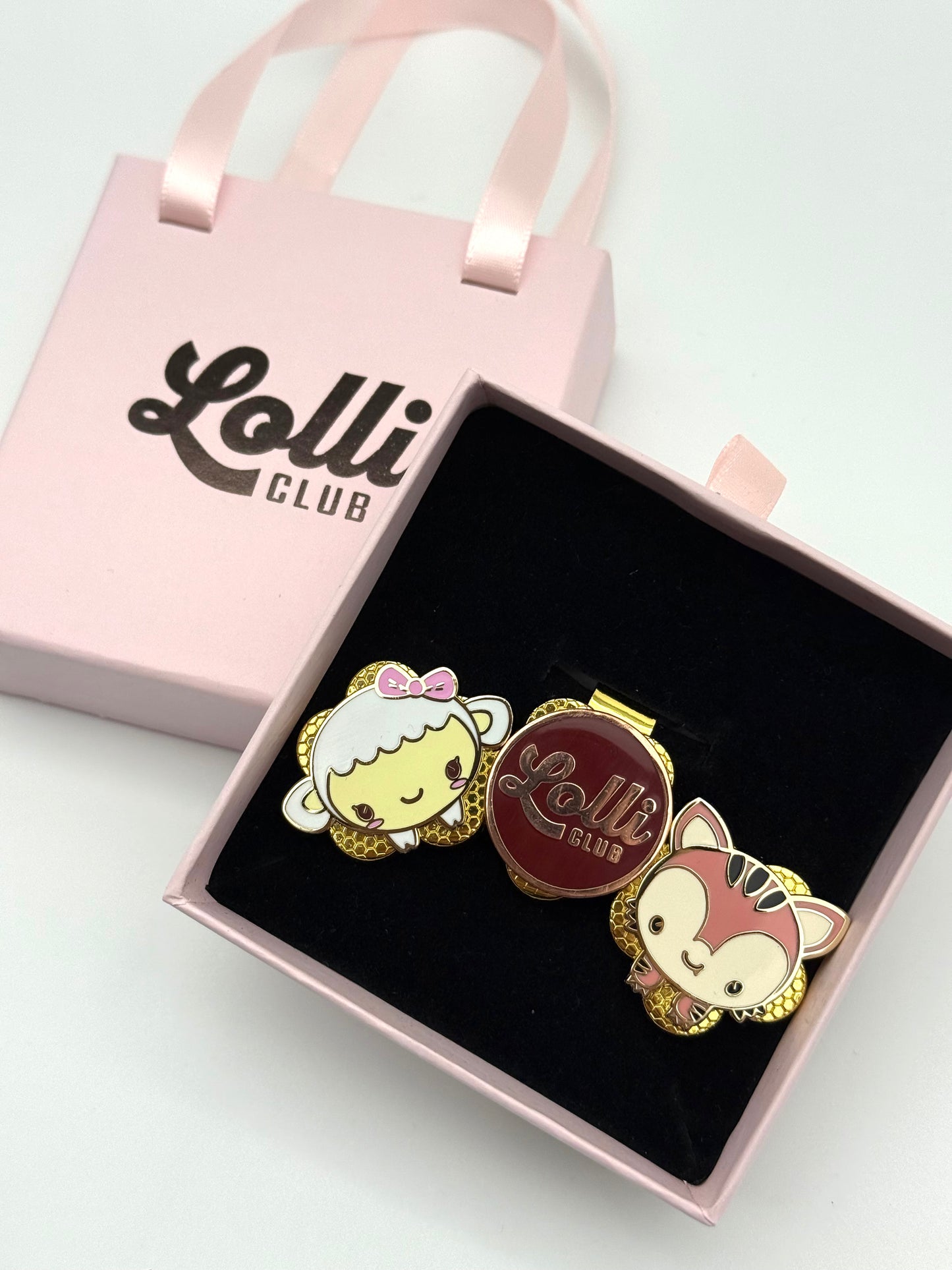 Tiger Kitty Ball Markers and Triple Hat Clips